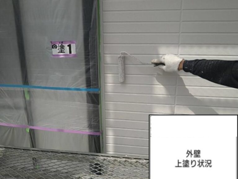 N様邸外壁　上塗り