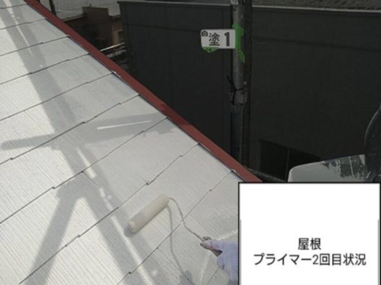 KT様屋根　プライマー2回目