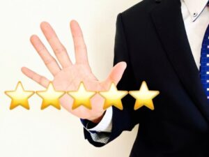 5つ星の過大評価